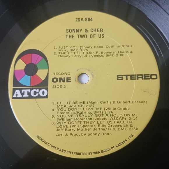 Vintage Sonny & Cher The Two Of Us vinyl LP record, double LPs, 1972 fir… - Picture 10 of 11
